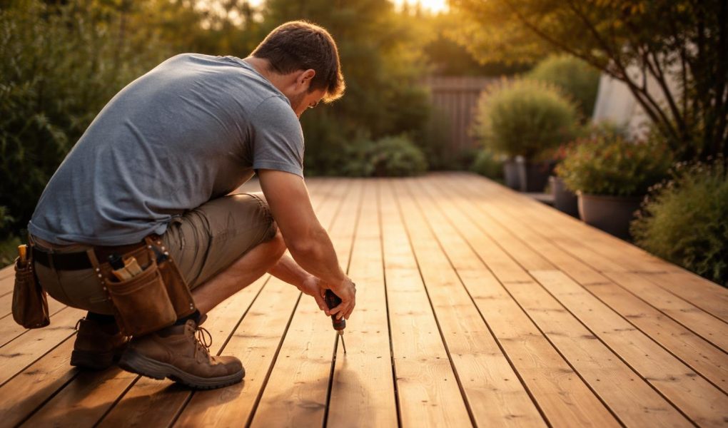 homme-accroupi-terrasse-bois-tournevis