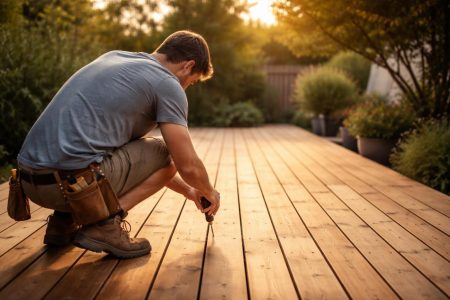 homme-accroupi-terrasse-bois-tournevis