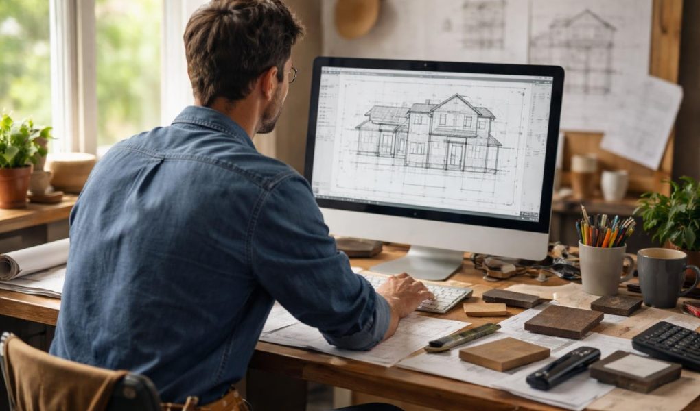 architecte-ordinateur-ecran-dessin-bureau-encombre