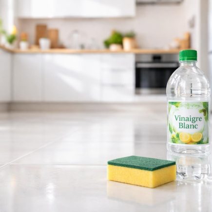 cuisine-moderne-vinaigre-eponge-carrelage
