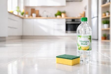 cuisine-moderne-vinaigre-eponge-carrelage